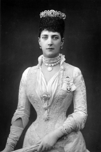 Alexandra, Königin-Gemahlin von Edward VII. von Großbritannien, ca. 1890 von English Photographer